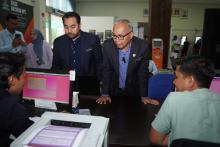 LAWATAN MENGEJUT DARI UNIT INTEGRITI DAN TIMBALAN YANG DI PERTUA KE JABATAN