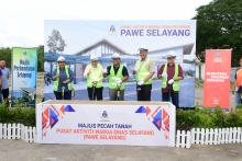 MAJLIS PECAH TANAH PAWE DAN PEMBUKAAN JALAN BAHARU RAINTREE