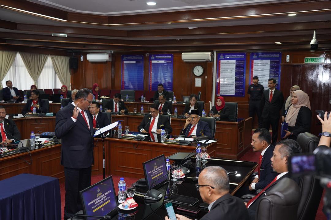 MAJLIS LAFAZ AKUAN TERIMA JAWATAN AHLI MAJLIS MPS