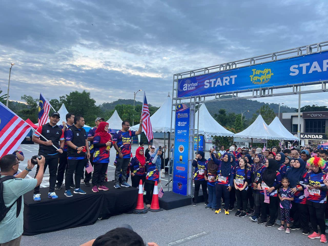 TAMAN TEMPLER FUN RUN 2024 ANJURAN PEJABAT ADN TAMAN TEMPLER