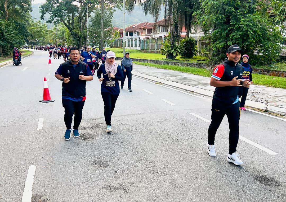 TAMAN TEMPLER FUN RUN 2024 ANJURAN PEJABAT ADN TAMAN TEMPLER