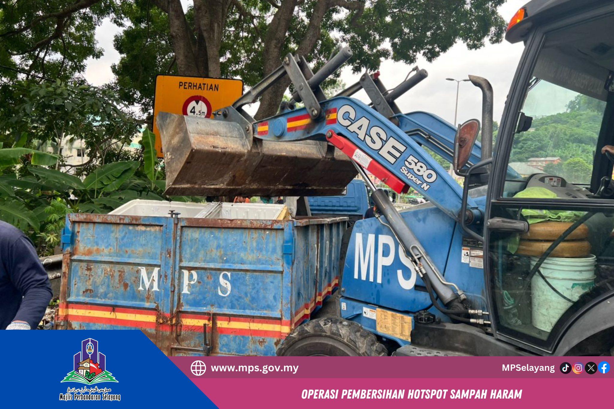 OPERASI PEMBERSIHAN HOTSPOT SAMPAH HARAM
