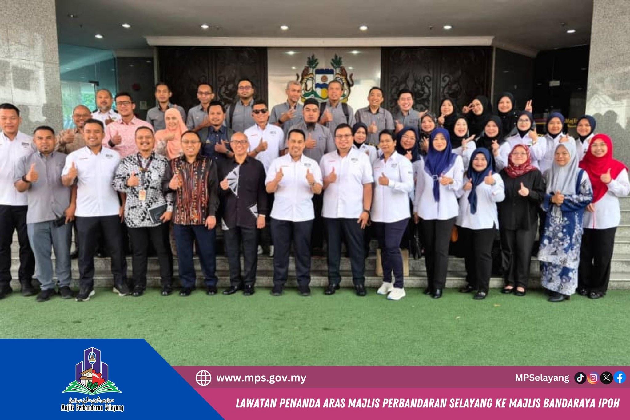LAWATAN DELEGASI MAJLIS PERBANDARAN SELAYANG KE MAJLIS BANDARAYA IPOH
