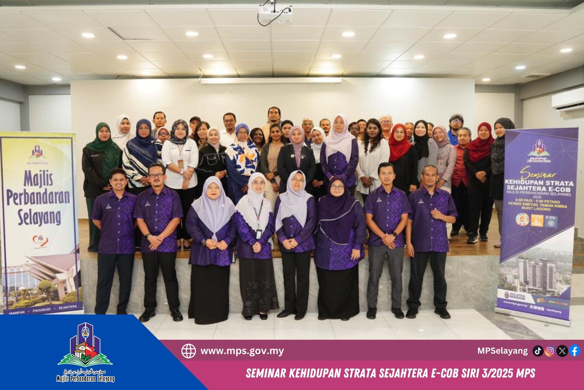 SEMINAR KEHIDUPAN STRATA SEJAHTERA E-COB SIRI 3 2025 MPS