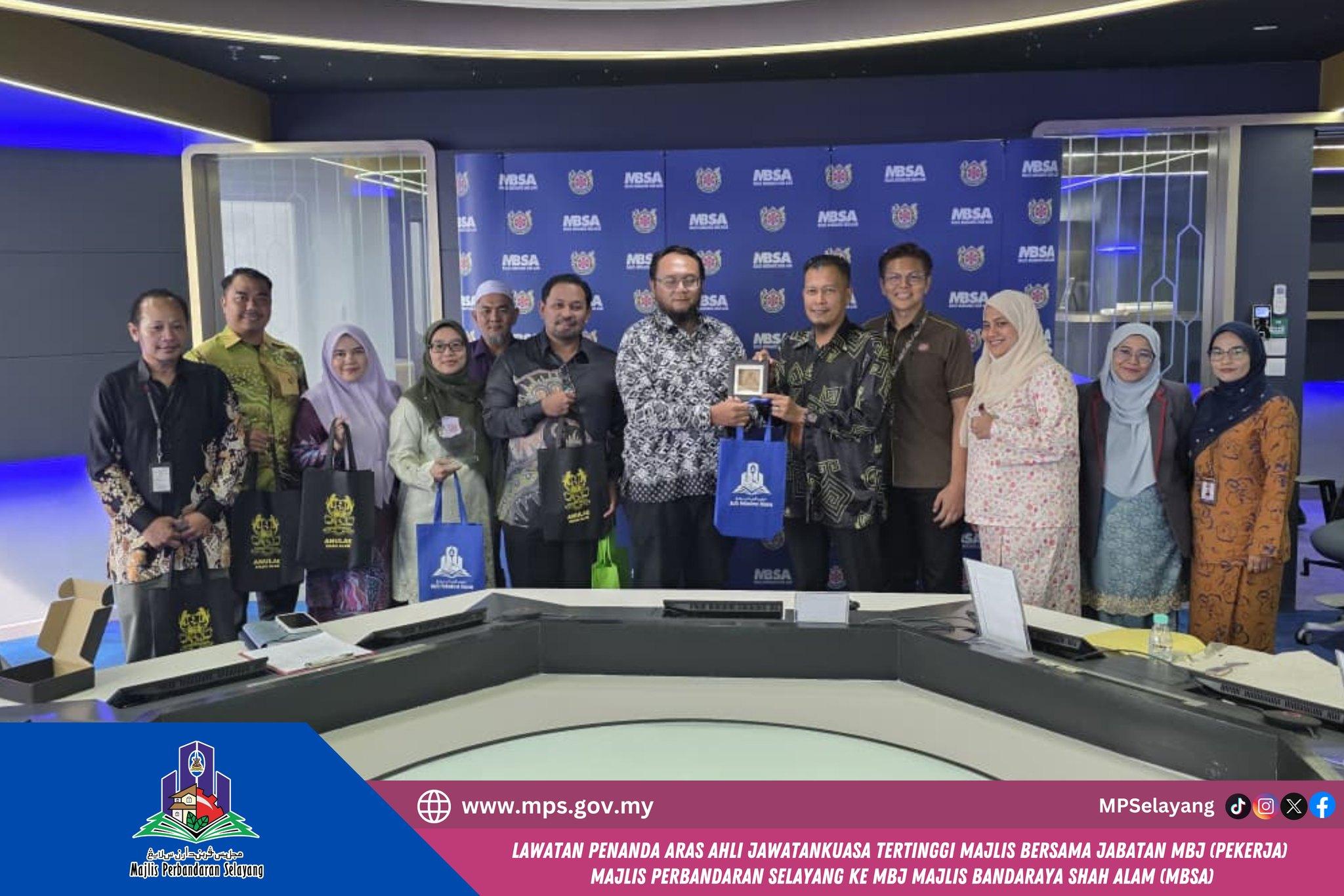 LAWATAN PENANDA ARAS MBJ (PEKERJA) MPS KE MBJ (MBSA)