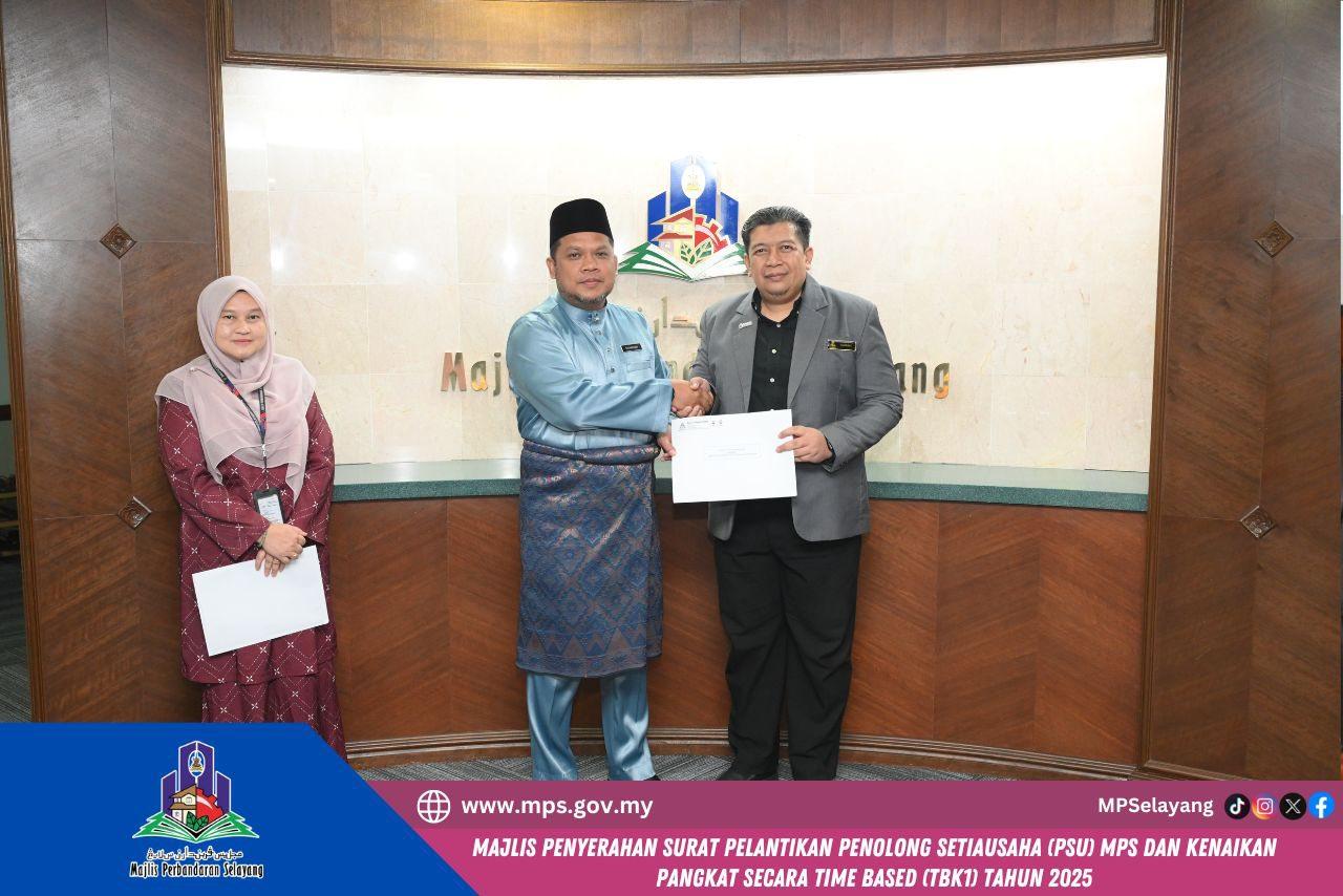MAJLIS PENYERAHAN SURAT PELANTIKAN (PSU) MPS & KENAIKAN PANGKAT (TBK1) 2025