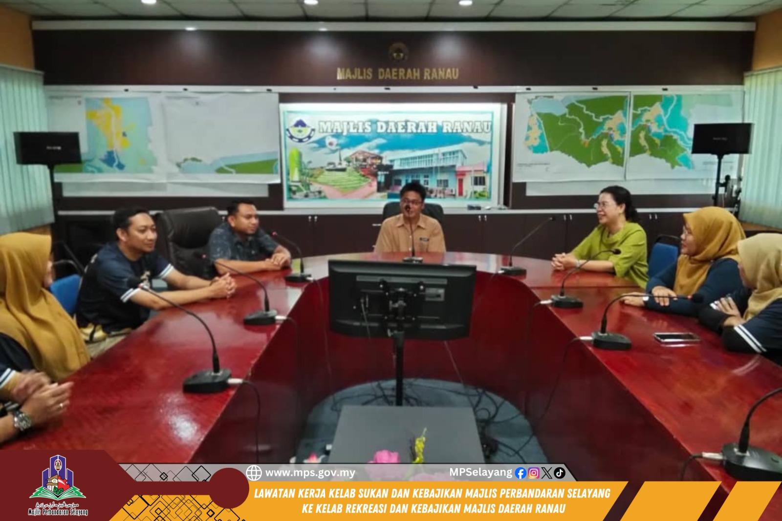 LAWATAN KERJA KSDK MPS KE KELAB REKREASI DAN KEBAJIKAN MAJLIS DAERAH RANAU