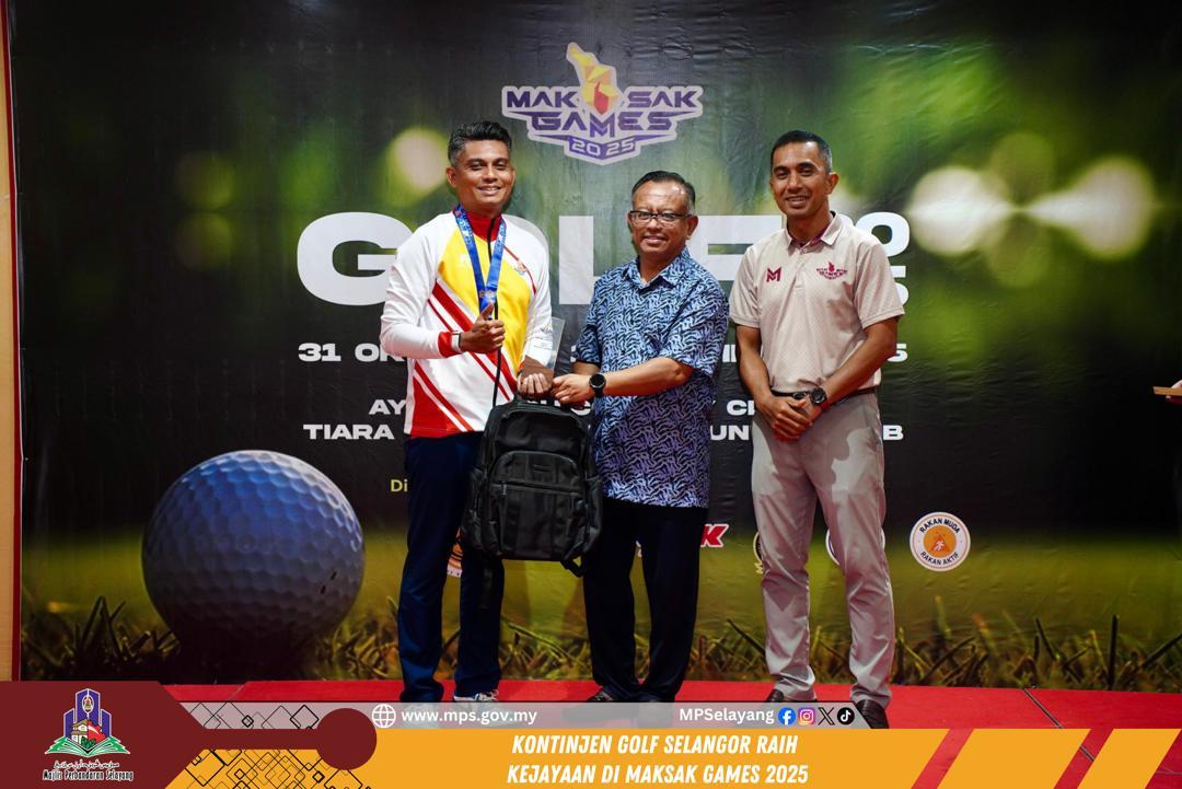 KONTINJEN GOLF SELANGOR RAIH KEJAYAAN DI MAKSAK GAMES 2025