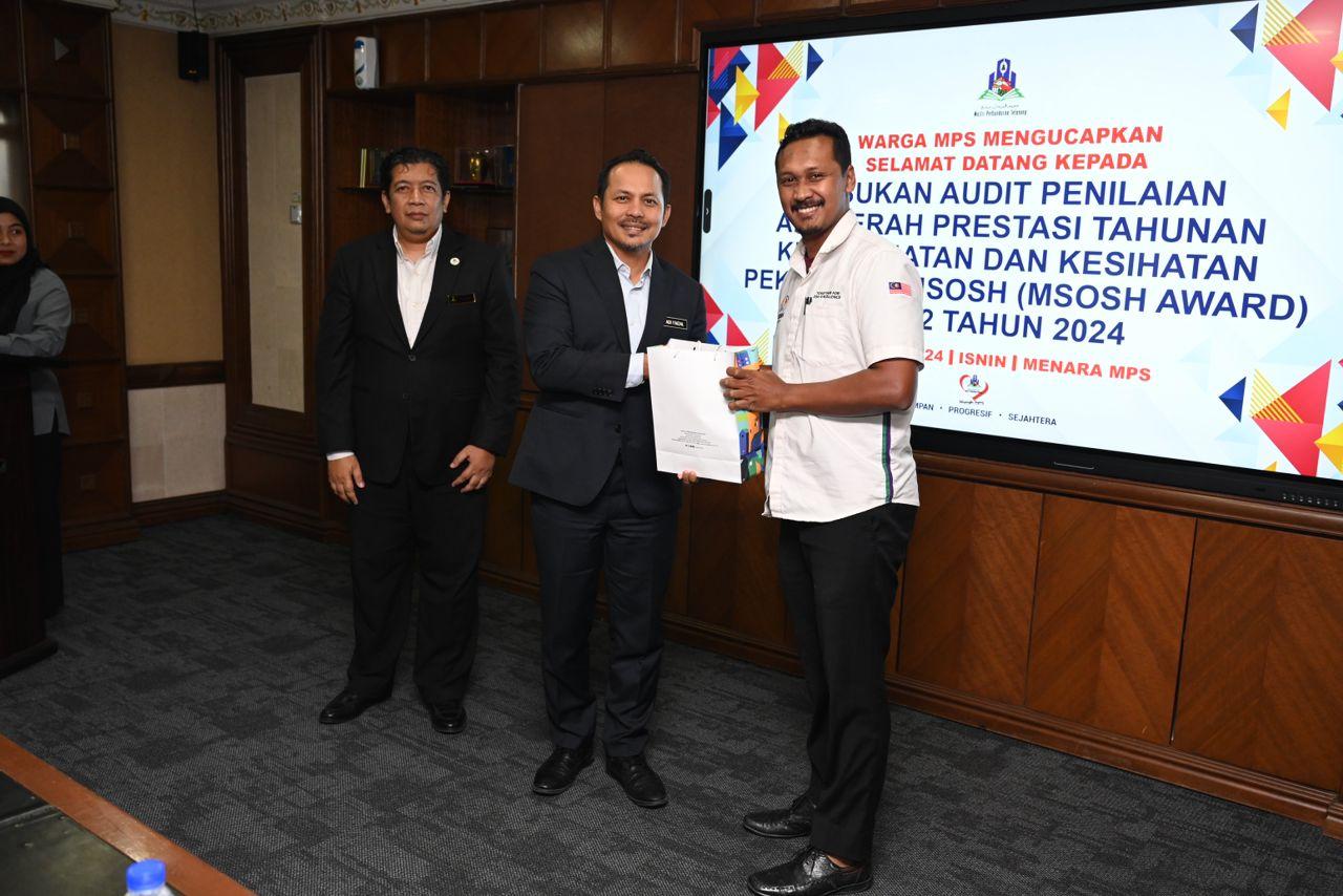 LAWATAN AUDIT MALAYSIA SOCIETY FOR OCCUPATIONAL SAFETY AND HEALTH (MSOSH) 42ND AWARD 2024