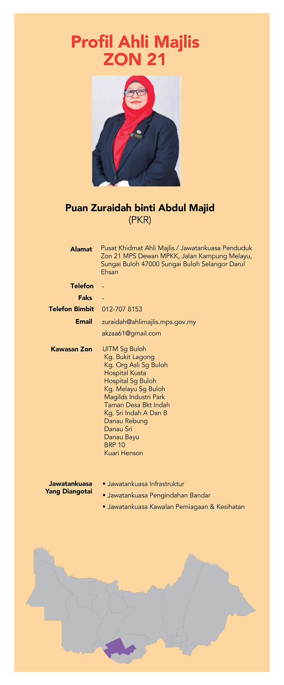 Ahli Majlis Zon 21 Portal Rasmi Majlis Perbandaran Selayang Mps