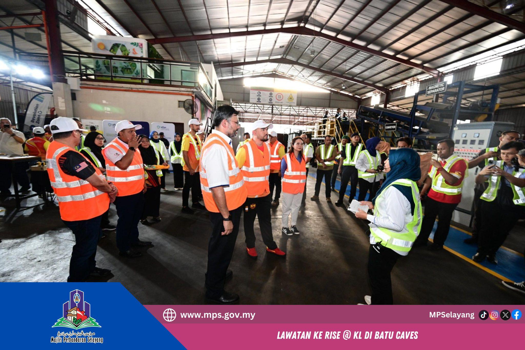 LAWATAN DYTM RAJA MUDA SELANGOR KE RISE @ KL DI BATU CAVES