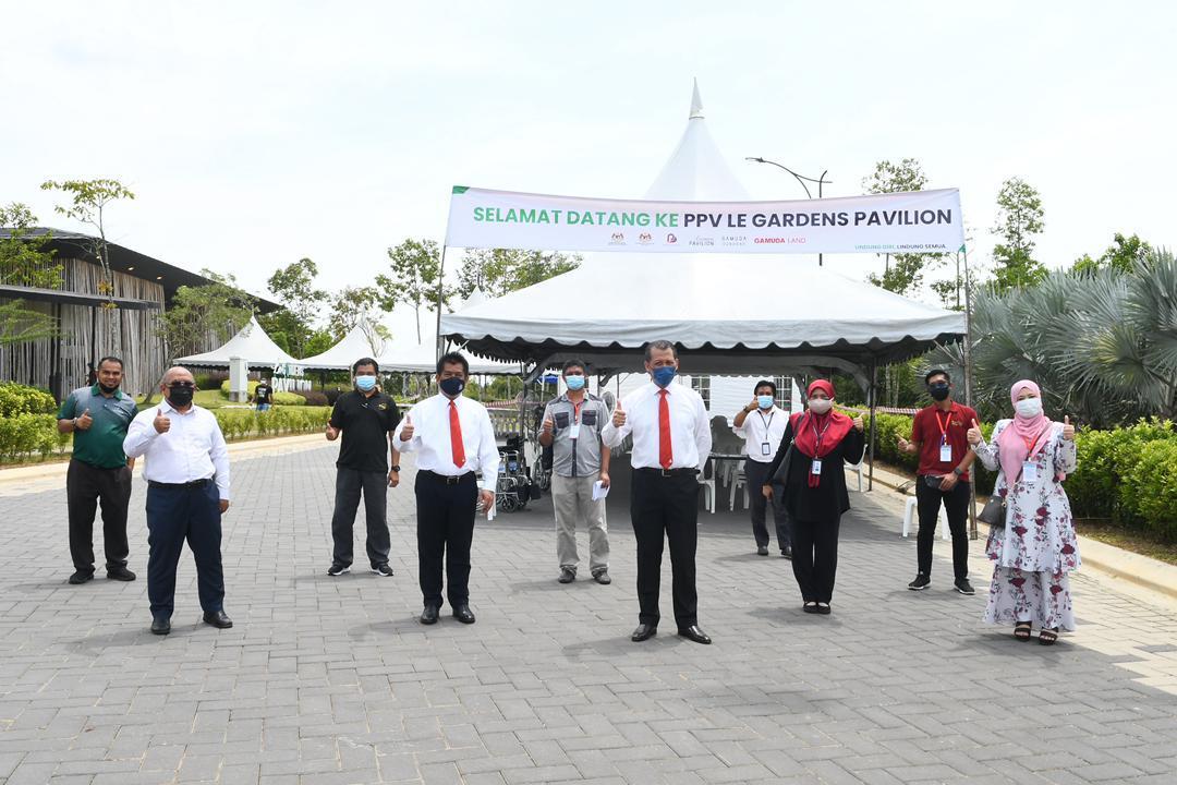 Lawatan ke PPV Le Gardens Pavilion