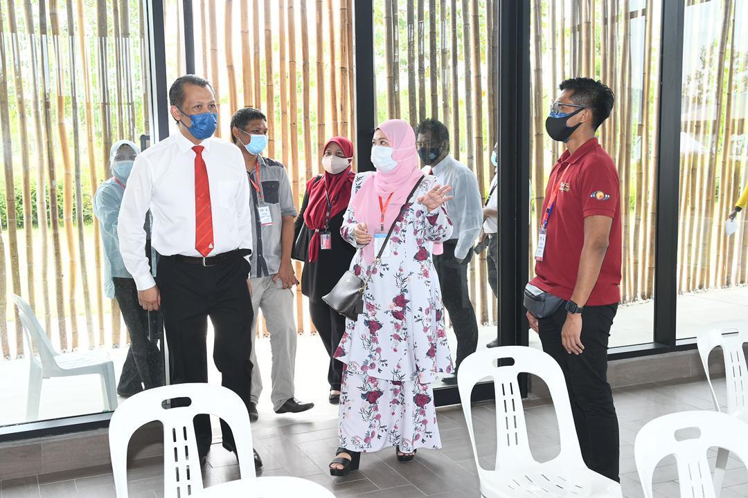Lawatan ke PPV Le Gardens Pavilion