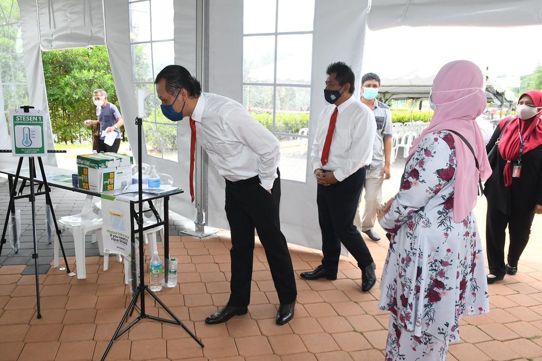 Lawatan ke PPV Le Gardens Pavilion