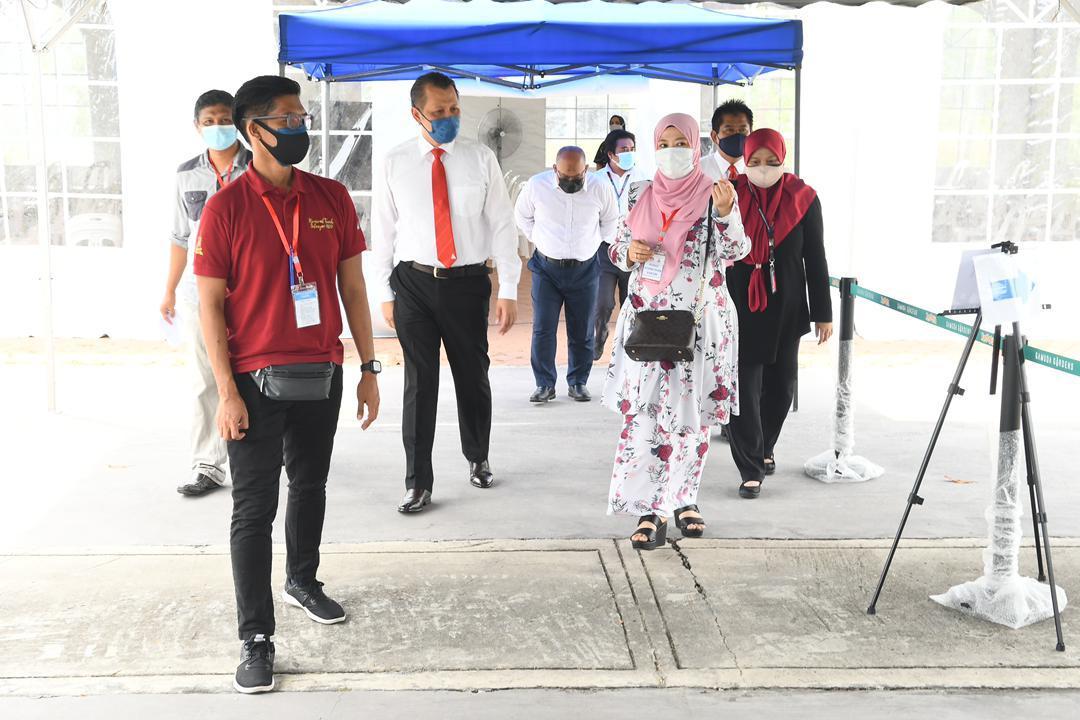Lawatan ke PPV Le Gardens Pavilion