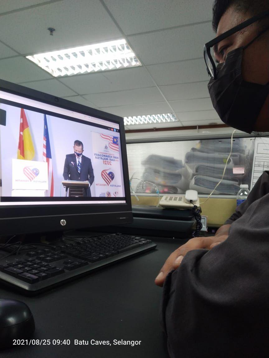 Majlis Perhimpunan Bulanan Dan Sambutan Hari Kebangsaan Peringkat MPS Tahun 2021