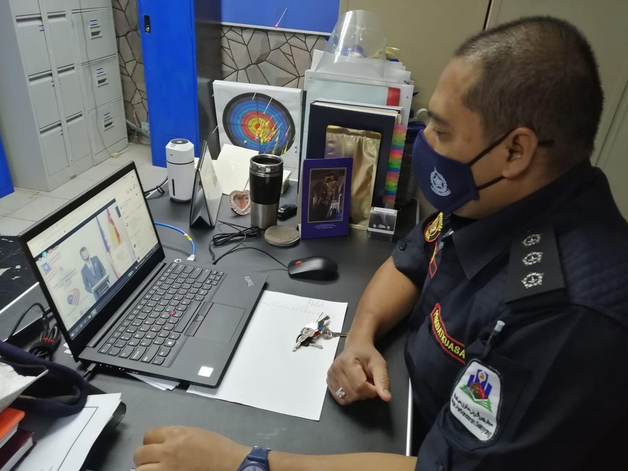 Majlis Perhimpunan Bulanan Dan Sambutan Hari Kebangsaan Peringkat MPS Tahun 2021