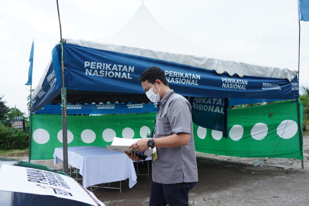 Pemantauan Oleh Pegawai Penguatkuasa Kempen Pilihan Raya Parlimen P097 Selayang