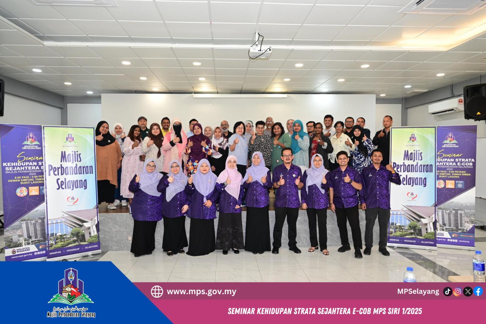 SEMINAR KEHIDUPAN STRATA SEJAHTERA E-COB MPS SIRI 12025