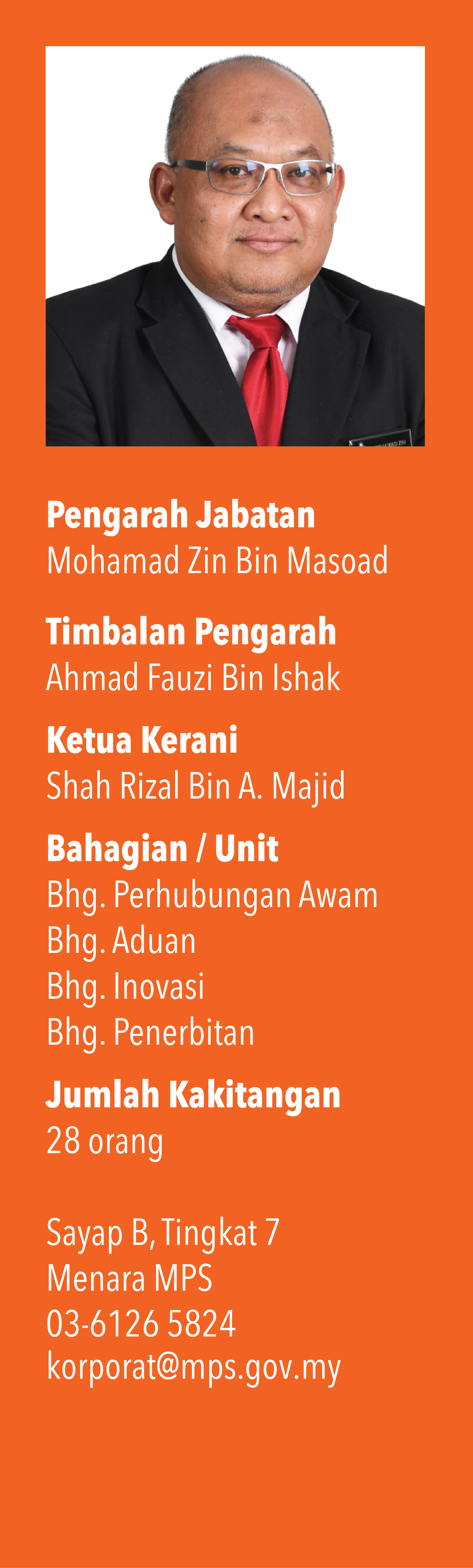Sidepanel Pengarah Jabatan Korporat 032023