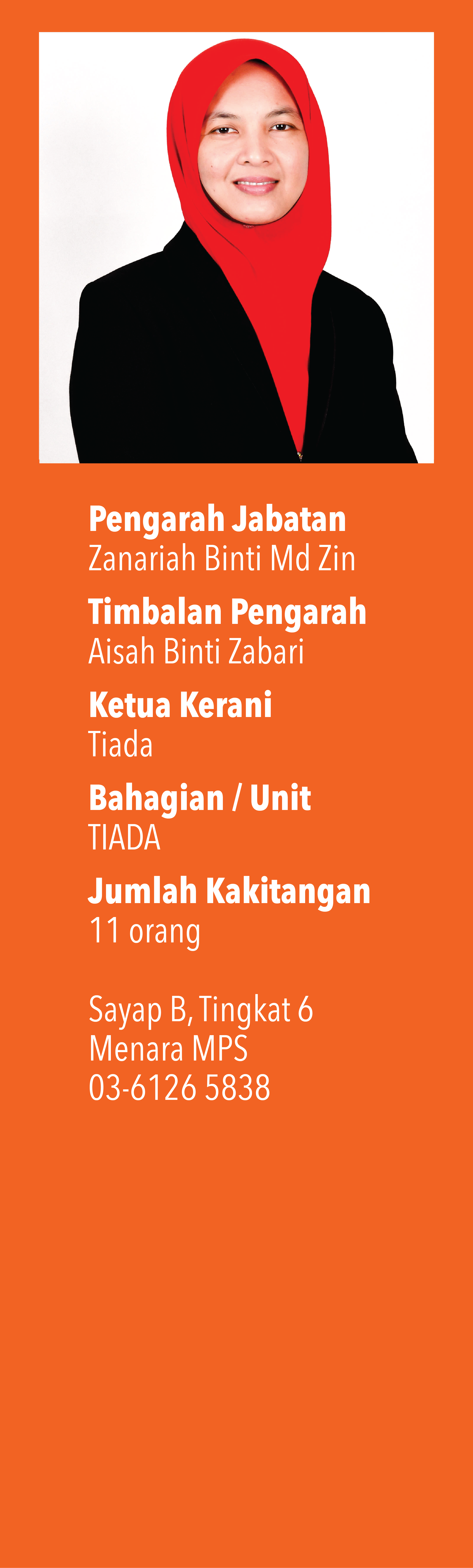 Sidepanel Pengarah Jabatan Kontrak dan Ukur Bahan 032023