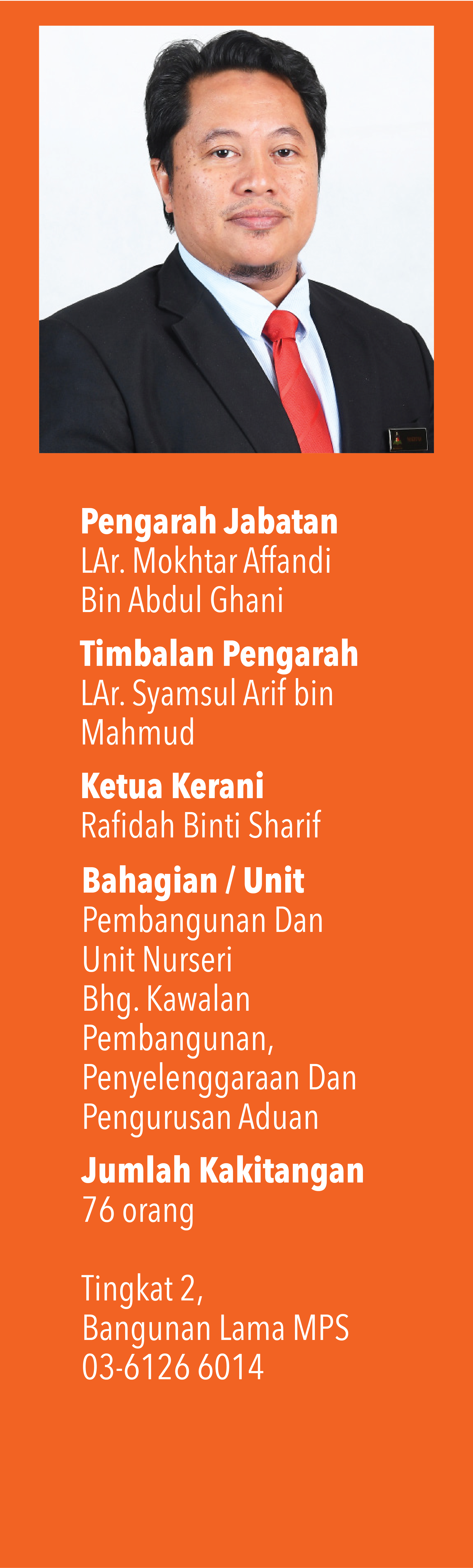 Sidepanel Pengarah Jabatan Landskap 032023