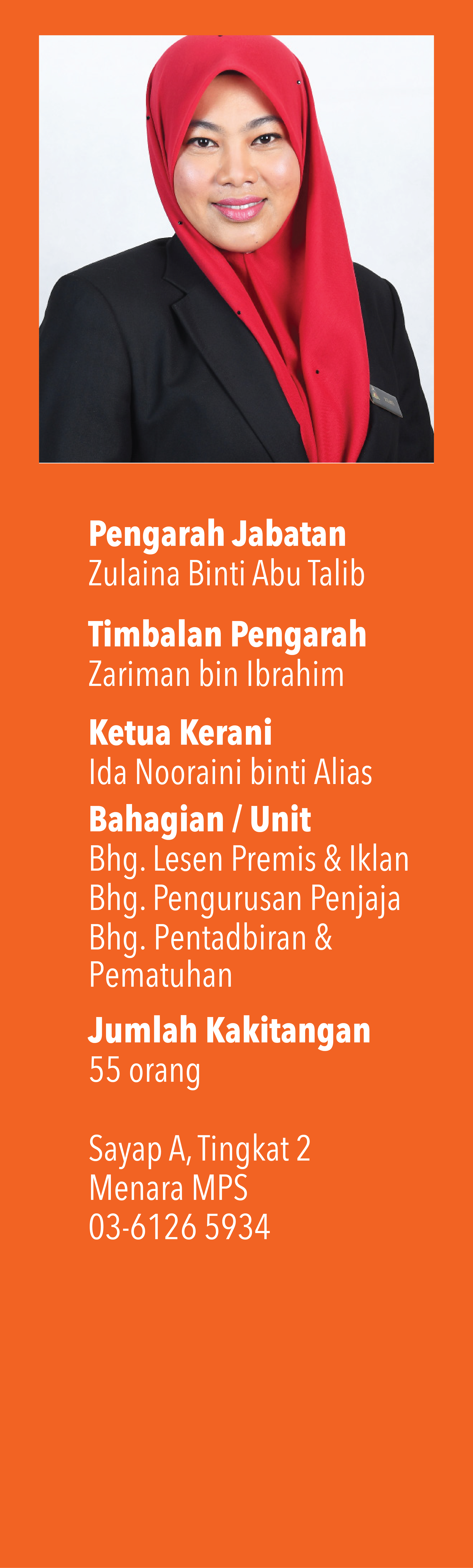 Sidepanel Pengarah Jabatan Pelesenan 032023