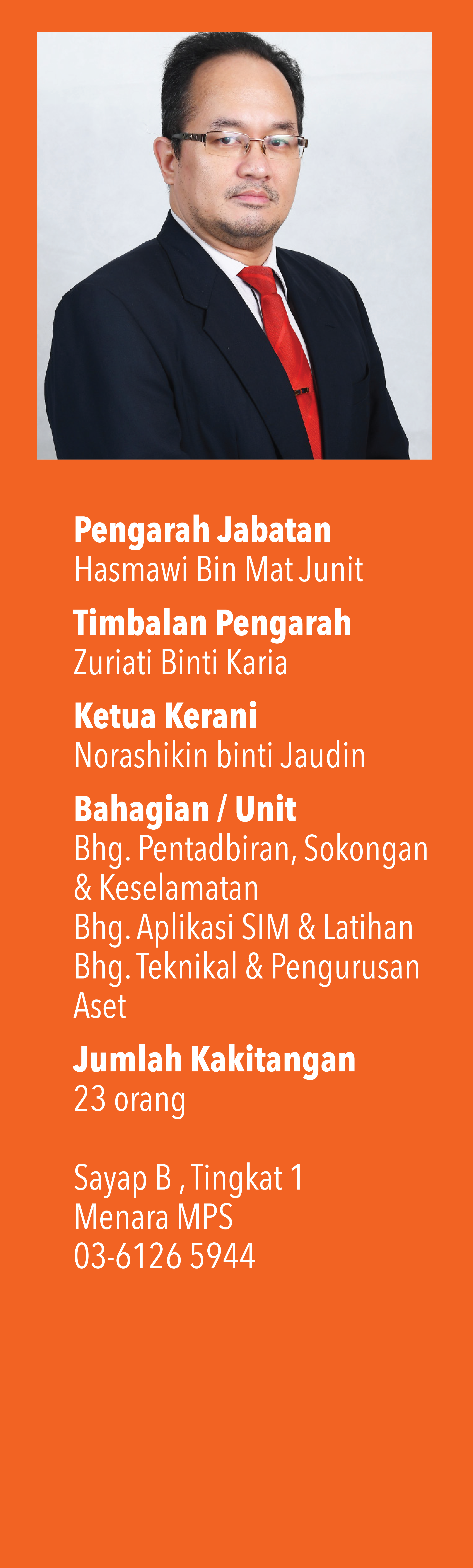 Sidepanel Pengarah Jabatan Teknologi Maklumat 032023