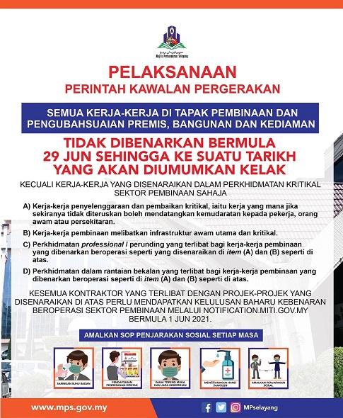 SOP Terbaru Tapak Pembinaan