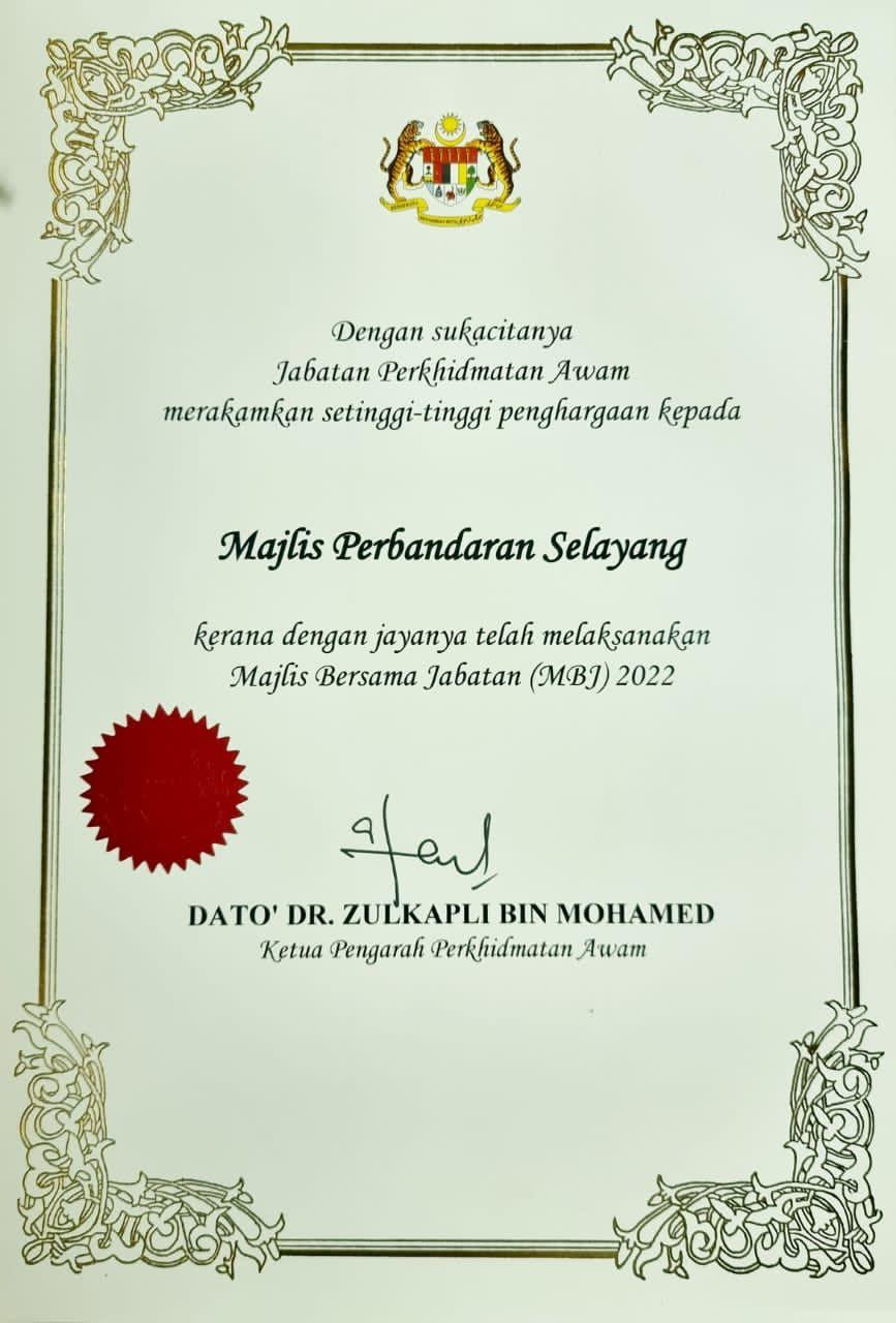 Konvensyen Majlis Bersama Jabatan (MBJ) Pentadbiran Setiausaha Kerajaan Negeri Selangor