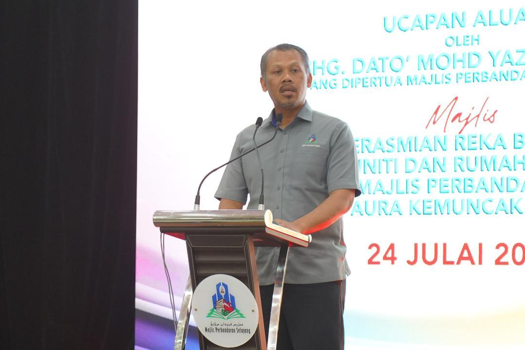 Majlis Perasmian Reka Bentuk Dewan Komuniti dan Rumah Penjawat Awam