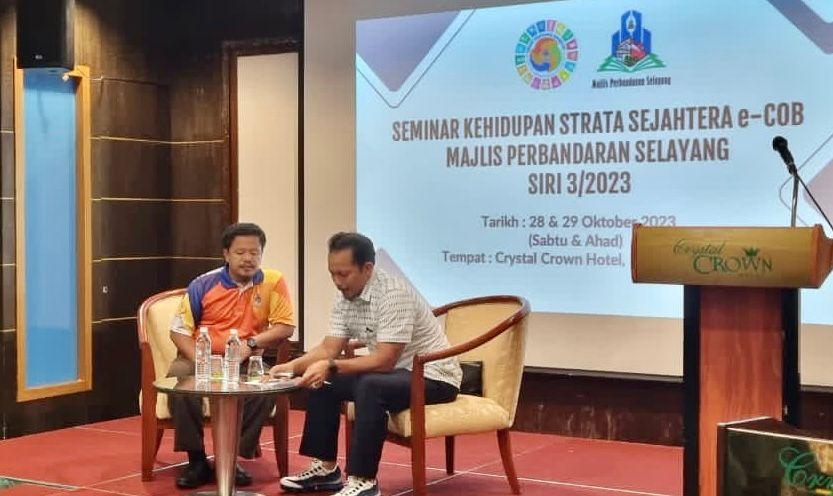 Seminar Kehidupan Strata Sejahtera e-COB Majlis Perbandaran Selayang