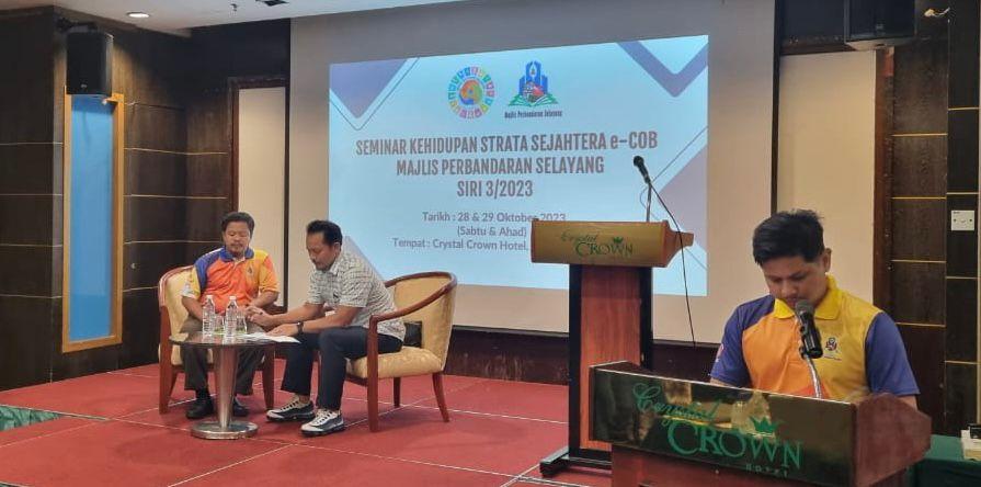 Seminar Kehidupan Strata Sejahtera e-COB Majlis Perbandaran Selayang