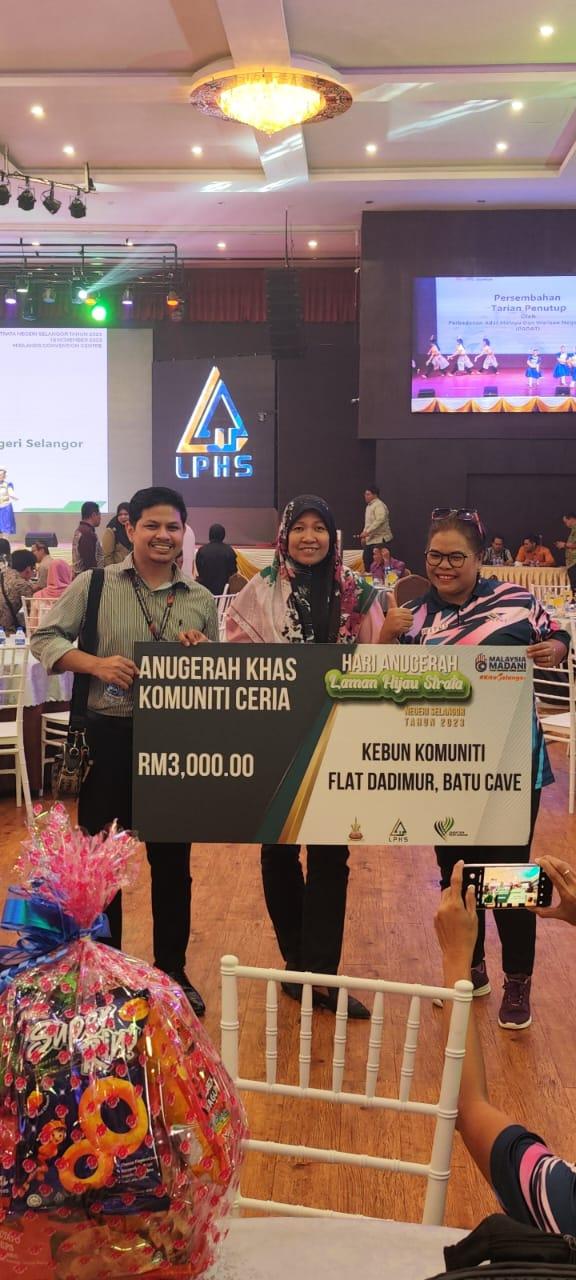 Anugerah Khas Komuniti Ceria Sempena Hari Anugerah Laman Hijau Negeri Selangor Tahun 2023