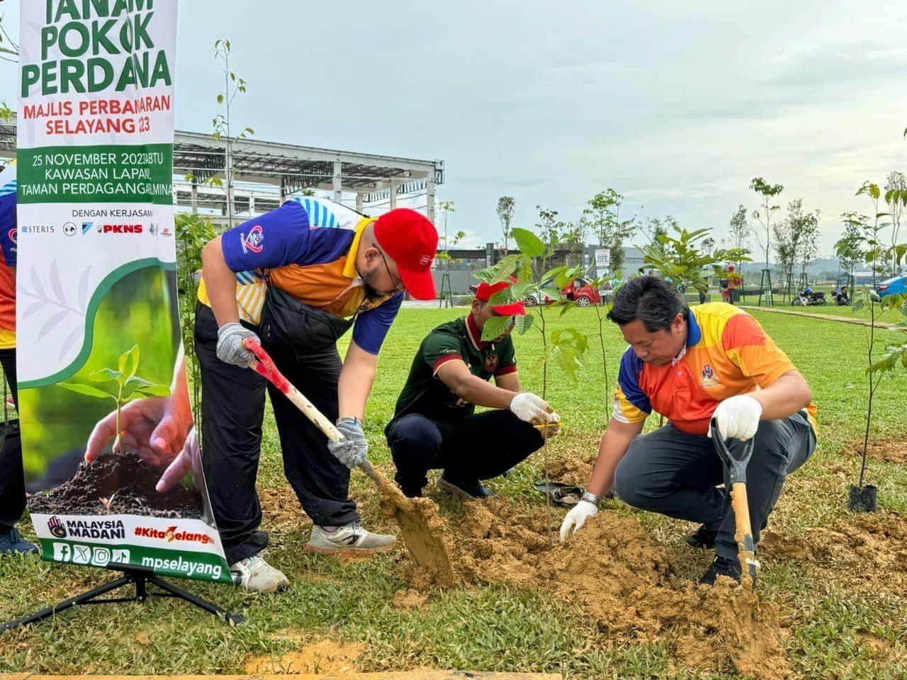 Program Tanam Pokok Perdana Majlis Perbandaran Selayang 2023