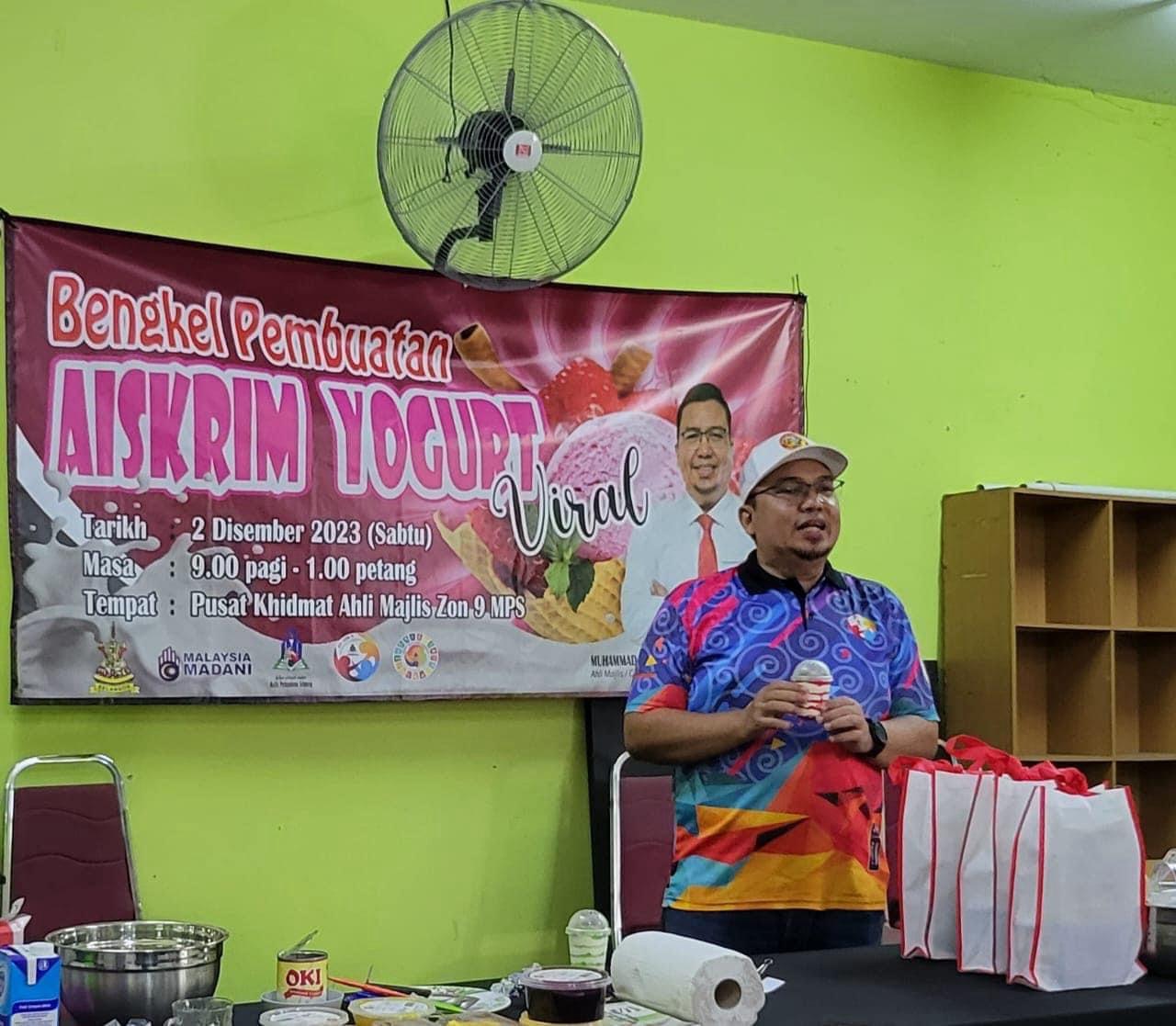 Program Bengkel Pembuatan Aiskrim Yogurt Viral